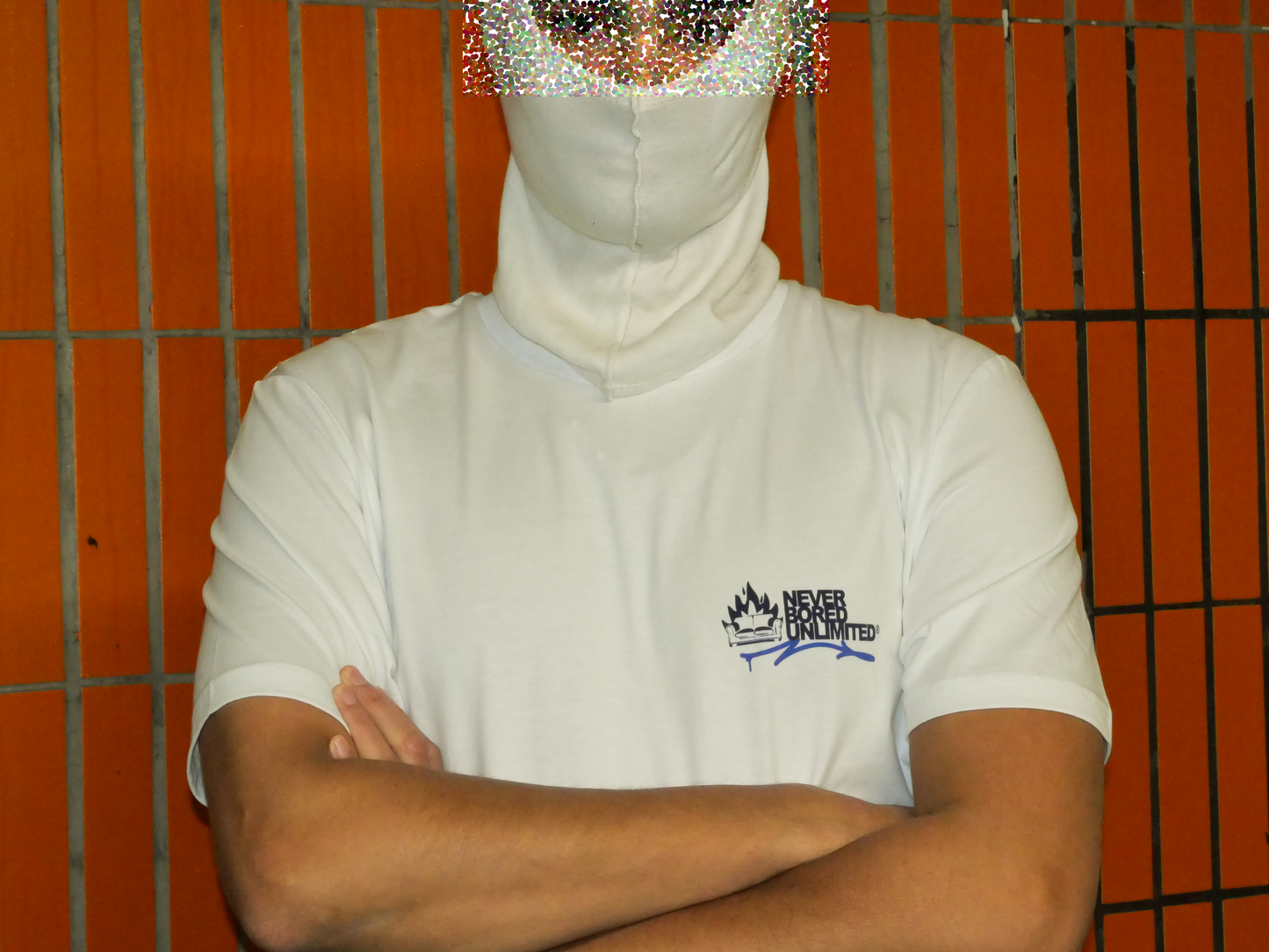 NEVER BORED UNLTD. - Stencil Style T-Shirt